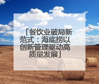 餐饮业破局新范式：海底捞以创新管理驱动高质量发展