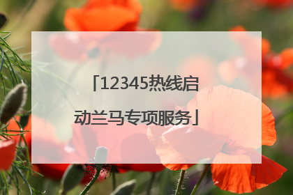 12345热线启动兰马专项服务