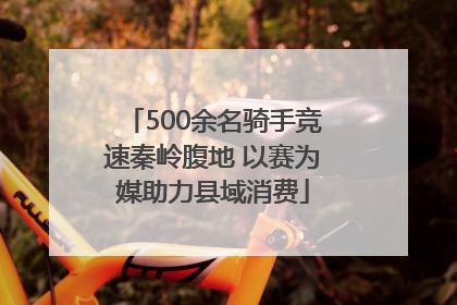 500余名骑手竞速秦岭腹地 以赛为媒助力县域消费