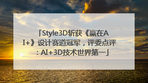 Style3D斩获《赢在AI+》设计赛道冠军，评委点评：AI+3D技术世界第一